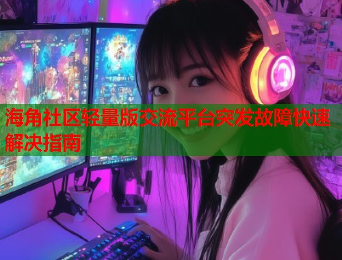海角社区轻量版交流平台突发故障快速解决指南